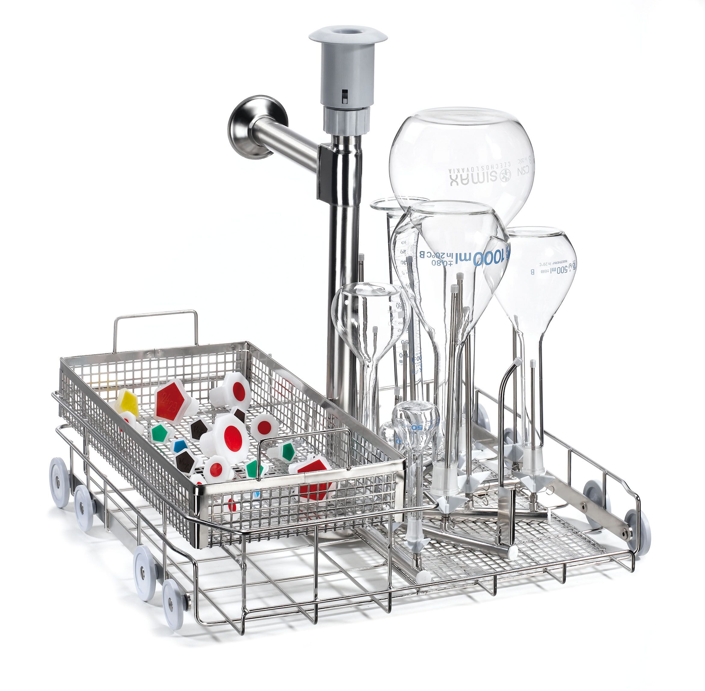 UNIVERSAL FLASK WASHING WITH DRYING SYSTEM - 20 POSITIONS