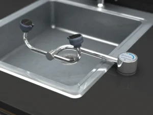 Watersaver EW805 Eyewash Deck Mounted Autoflow 90° Swivel