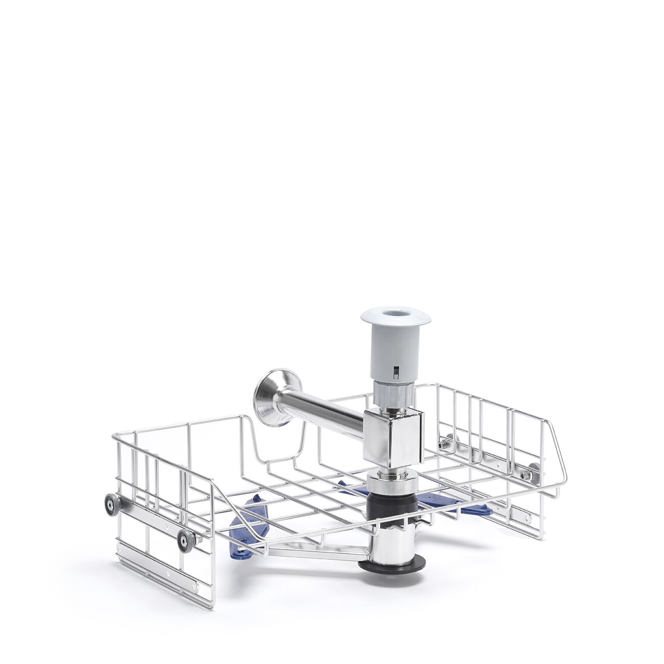 "HALF SPACE" UPPER TROLLEY WITH DOUBLE SPRAYER AND DRYING SYSTEM CONNECTION