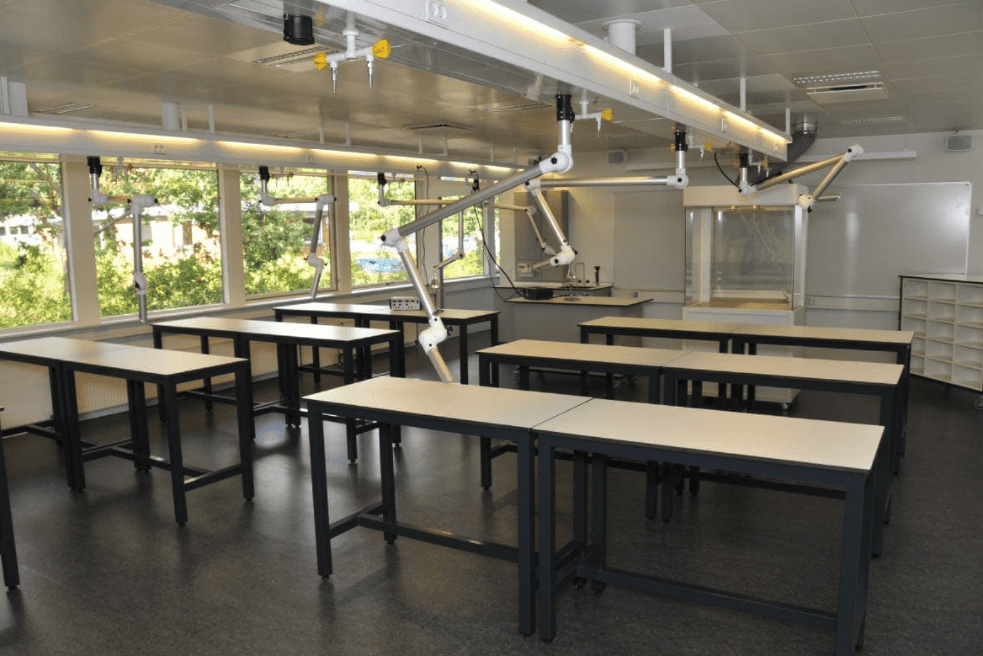 1" Phenolic Top, Black, Table