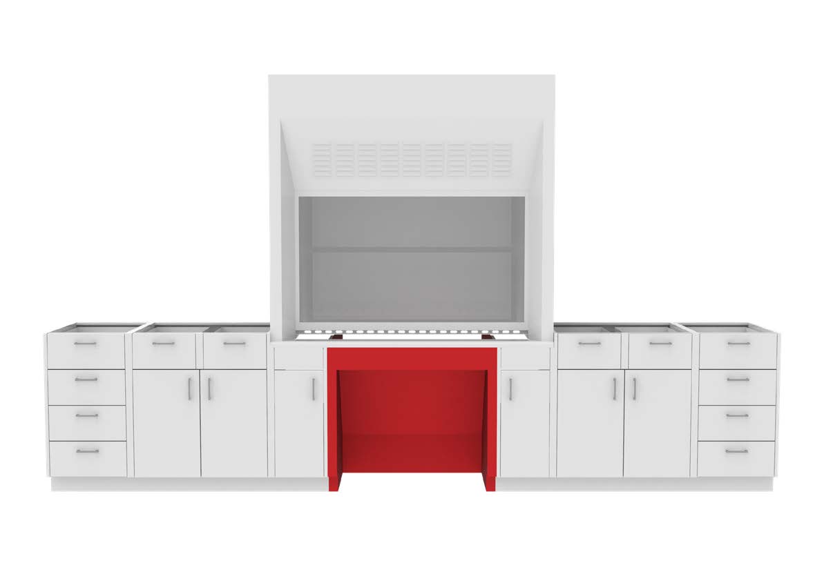 Sink and Fume Hood ADA Cabinet